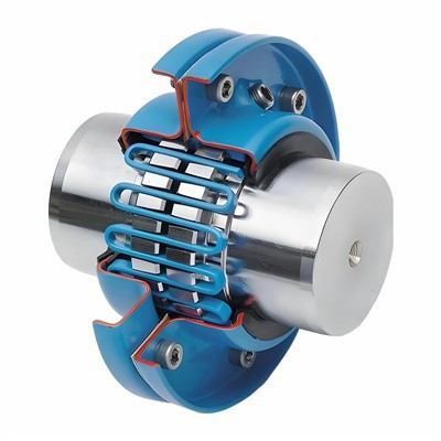 Accouplement à ressort serpentin-haute vitesse